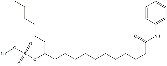 12-(Sodiosulfo)oxy-N-phenyloctadecanamide