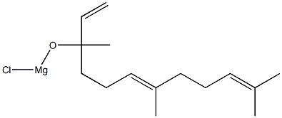 1-Vinyl-1,5,9-trimethyl-4,8-decadienyloxymagnesium chloride