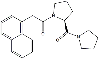 (2S)-2-[(Pyrrolidin-1-yl)carbonyl]-1-(1-naphthalenylmethyl)carbonylpyrrolidine