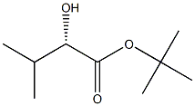 [S,(-)]-2-Hydroxy-3-methylbutyric acid tert-butyl ester Structure