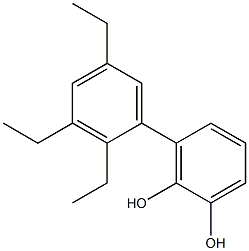 3-(2,3,5-Triethylphenyl)benzene-1,2-diol
