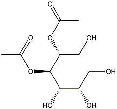 L-グルシトール2,3-ジアセタート 化学構造式