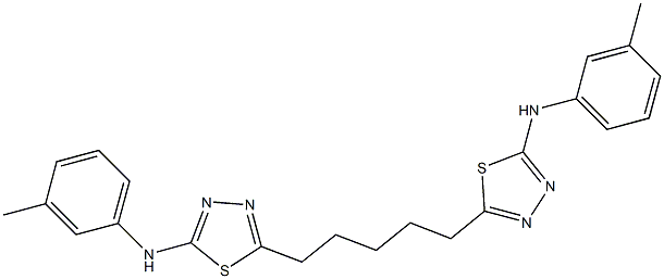 5,5'-(1,5-Pentanediyl)bis[2-(3-methylphenylamino)-1,3,4-thiadiazole]