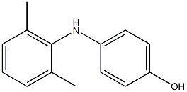p-(2,6-Dimethylanilino)phenol Structure