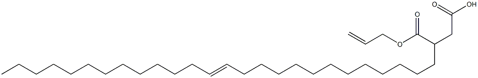 3-(13-Hexacosenyl)succinic acid 1-hydrogen 4-allyl ester 结构式
