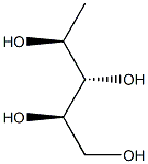 1-デオキシ-D-リビトール 化学構造式