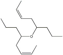 [(Z)-2-Butenyl]butyl ether Structure