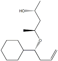 (1R,3S)-3-[[(1R)-1-Cyclohexyl-3-butenyl]oxy]-1,3-dimethyl-1-propanol Struktur