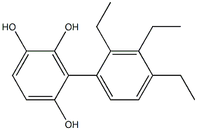 3-(2,3,4-Triethylphenyl)benzene-1,2,4-triol