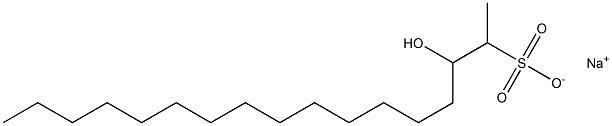  3-Hydroxyheptadecane-2-sulfonic acid sodium salt
