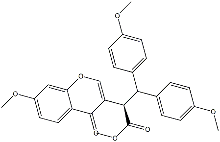 (R)-3,3-Bis(4-methoxyphenyl)-2-(7-methoxy-4-oxo-4H-1-benzopyran-3-yl)propanoic acid methyl ester