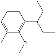 1-Methoxy-2-methyl-6-(1-ethylpropyl)benzene