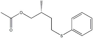 (+)-Acetic acid [(R)-2-methyl-4-(phenylthio)butyl] ester