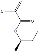 (-)-2-クロロアクリル酸(R)-sec-ブチル 化学構造式