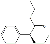 [S,(+)]-2-Phenylvaleric acid ethyl ester Structure