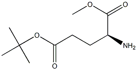 L-Glutamic acid 1-methyl 5-(1,1-dimethylethyl) ester Struktur