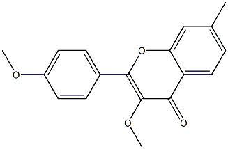2-(4-Methoxyphenyl)-7-methyl-3-methoxy-4H-1-benzopyran-4-one