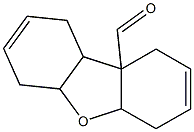 1,4,4a,5a,6,9,9a,9b-オクタヒドロジベンゾフラン-9a-カルボアルデヒド 化学構造式