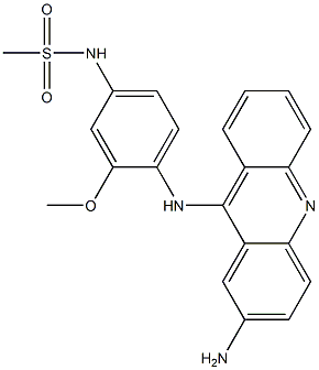 N-[4-[(2-Amino-9-acridinyl)amino]-3-methoxyphenyl]methanesulfonamide