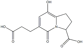 5-Oxo-6-(2-carboxyethyl)-8-hydroxy-1,2,3,5-tetrahydroindolizine-3-carboxylic acid