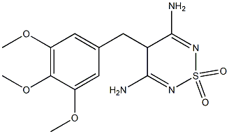 3,5-Diamino-4-(3,4,5-trimethoxybenzyl)-4H-1,2,6-thiadiazine 1,1-dioxide