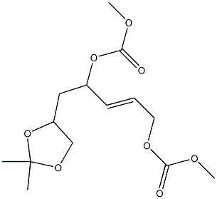 (2E)-1,4-Bis(methoxycarbonyloxy)-5-(2,2-dimethyl-1,3-dioxolan-4-yl)-2-pentene