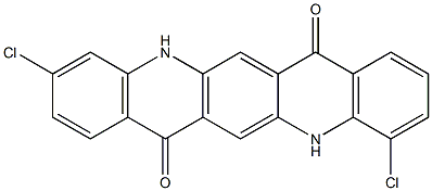 4,10-Dichloro-5,12-dihydroquino[2,3-b]acridine-7,14-dione Struktur