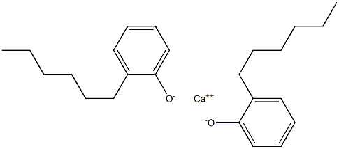 Calcium bis(2-hexylphenolate) Struktur