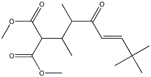 2-[(4E)-1,2,6,6-Tetramethyl-3-oxo-4-heptenyl]propanedioic acid dimethyl ester