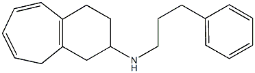 2,3,4,5-Tetrahydro-N-(3-phenylpropyl)-1H-benzocyclohepten-3-amine Structure
