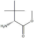 (R)-2-アミノ-3,3-ジメチル酪酸メチル 化学構造式