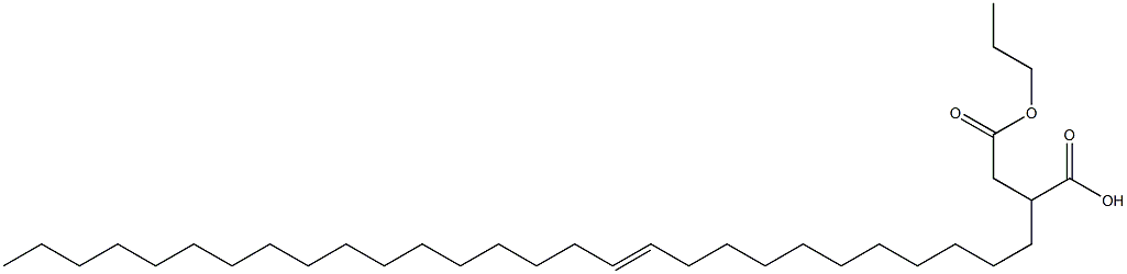 2-(11-Octacosenyl)succinic acid 1-hydrogen 4-propyl ester Structure