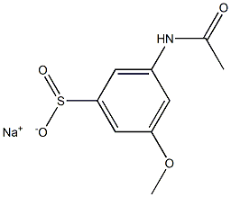3-(Acetylamino)-5-methoxybenzenesulfinic acid sodium salt