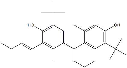1-(5-tert-Butyl-4-hydroxy-2-methylphenyl)-1-(5-tert-butyl-3-(1-butenyl)-4-hydroxy-2-methylphenyl)butane