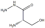 (S)-2-Amino-3-hydroxypropionic acid hydrazide Structure