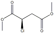 (R)-2-クロロこはく酸ジメチル 化学構造式