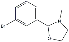 2-(m-Bromophenyl)-3-methyloxazolidine Structure