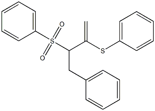 2-Phenylthio-3-phenylsulfonyl-4-phenyl-1-butene|