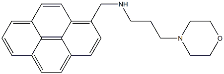 1-(3-Morpholinopropylaminomethyl)pyrene Structure