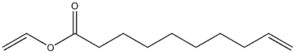 9-Decenoic acid ethenyl ester Structure