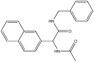 2-Acetylamino-2-(2-naphthalenyl)-N-benzylacetamide