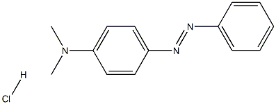 p-Dimethylaminoazobenzene hydrochloride Structure