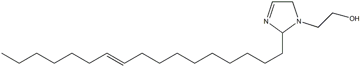 2-(10-Heptadecenyl)-3-imidazoline-1-ethanol Structure