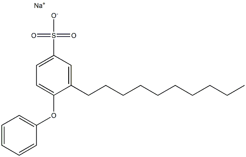 3-Decyl-4-phenoxybenzenesulfonic acid sodium salt
