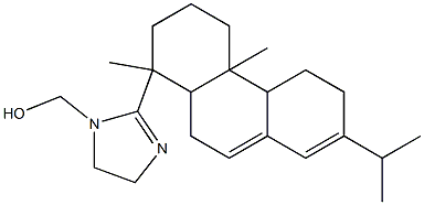 2-(1,2,3,4,4a,4b,5,6,10,10a-Decahydro-1,4a-dimethyl-7-isopropylphenanthren-1-yl)-2-imidazoline-1-methanol