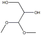 [R,(+)]-D-グリセルアルデヒドジメチルアセタール 化学構造式