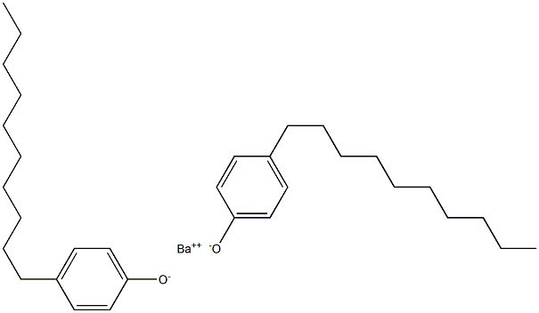 Barium bis(4-decylphenolate) Structure