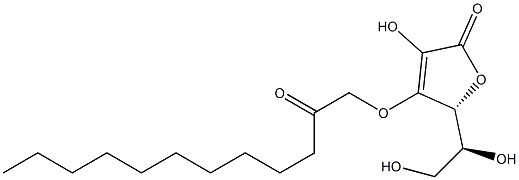 3-O-(2-Oxododecyl)-L-ascorbic acid 结构式