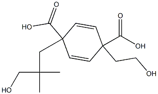 Terephthalic acid 1-(2-hydroxyethyl)4-(3-hydroxy-2,2-dimethylpropyl) ester Structure