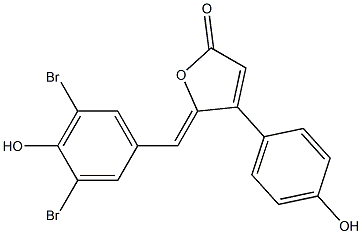 (5Z)-5-(3,5-Dibromo-4-hydroxybenzylidene)-4-(4-hydroxyphenyl)furan-2(5H)-one